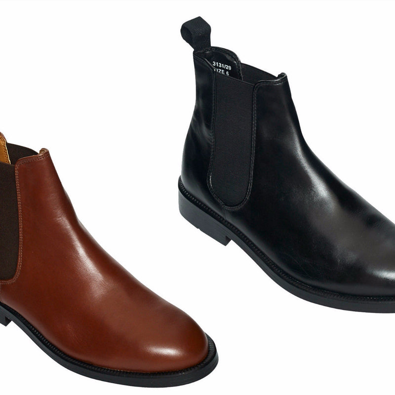 Mens Leather Chelsea Boots - 313129