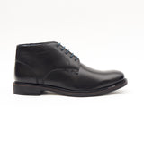 Mens Leather Ankle Boots 26403_Black