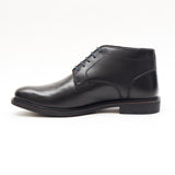 Mens Leather Ankle Boots 26403_Black