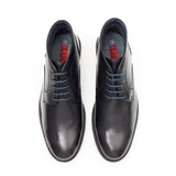 Mens Leather Ankle Boots 26403_Black
