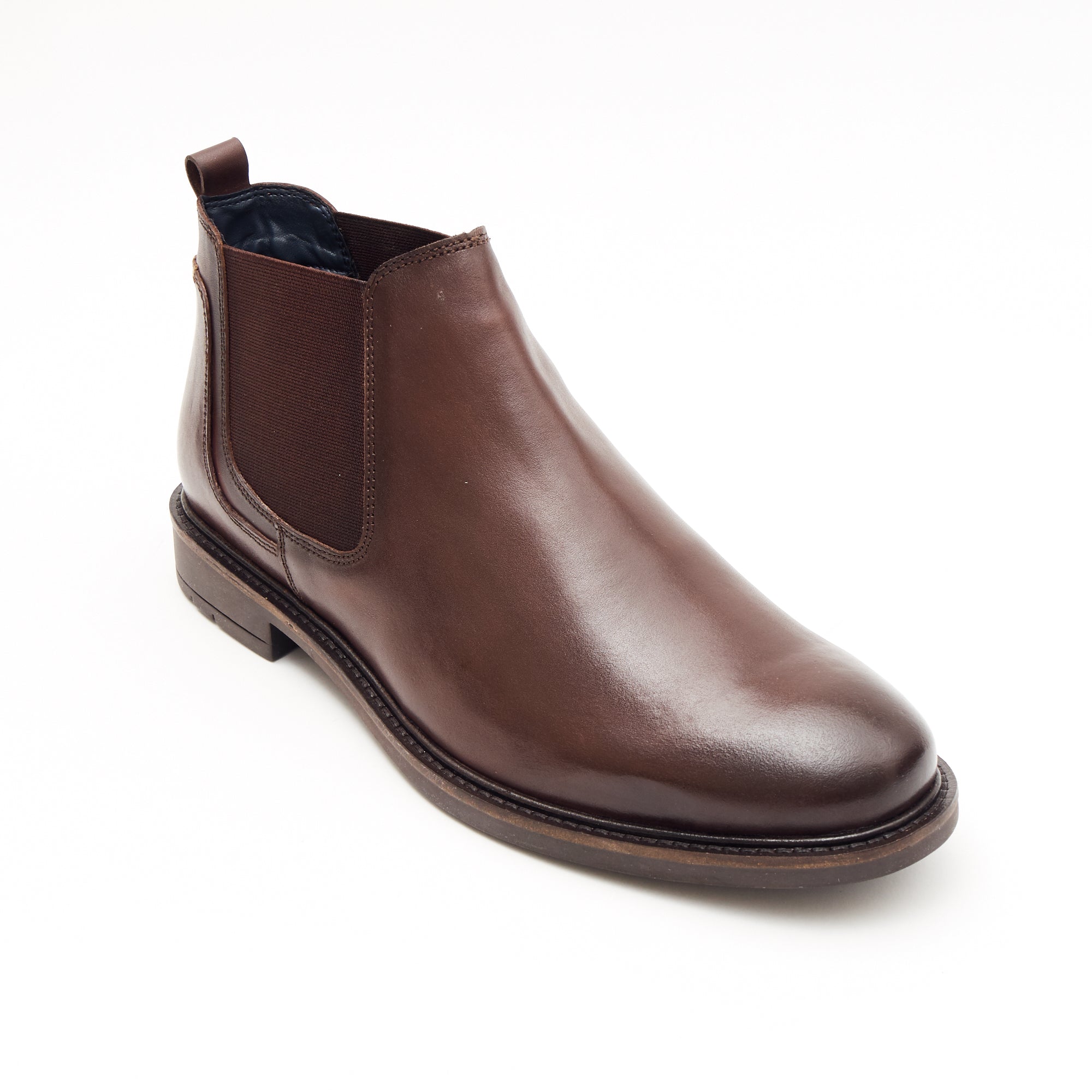 Mens Leather Chelsea Boots 26404_Brown