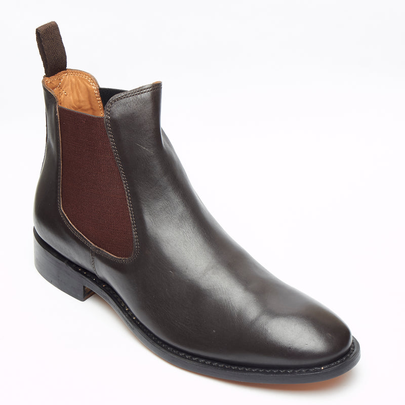 Lucini Men’s Goodyear Welted Leather Chelsea Boots – 27817 Brown