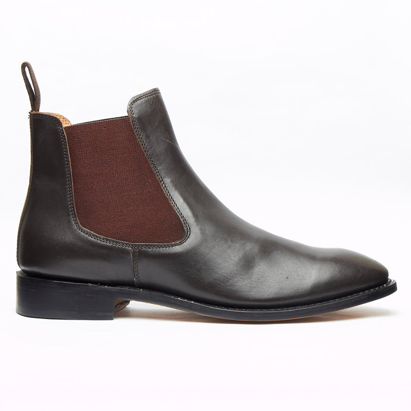 Lucini Men’s Goodyear Welted Leather Chelsea Boots – 27817 Brown