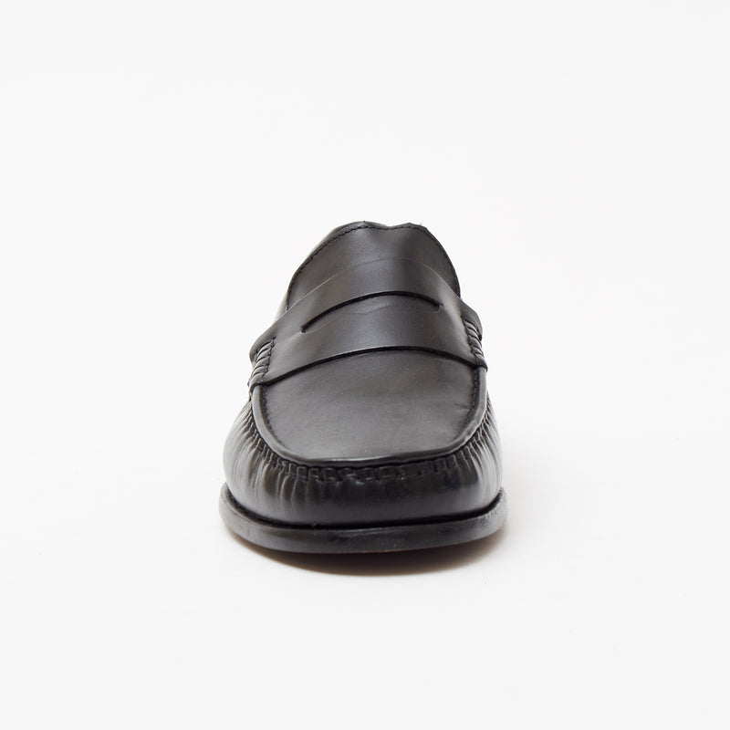 Mens Leather Casual Shoes - 2812_Black Buff