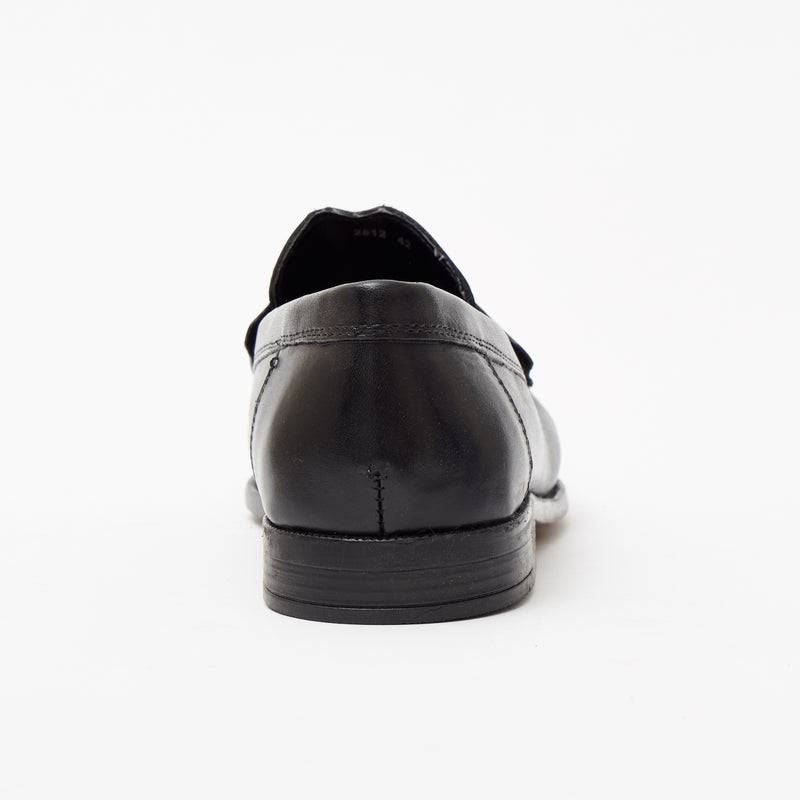 Mens Leather Casual Shoes - 2812_Black Buff