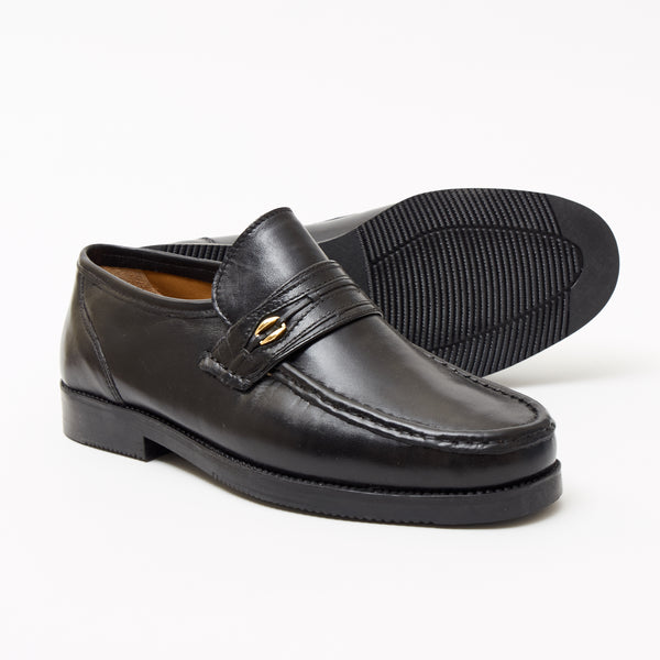 Lucini Men's Leather Loafer Shoes 2812 – Black Sheep Napa