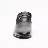 Mens Cuban Heel Leather Shoes - 29779 Black