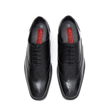 Mens Leather Formal Comfort Shoes-30817_Black