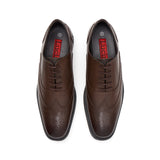 Mens Leather Formal Comfort Shoes-30817_Brown