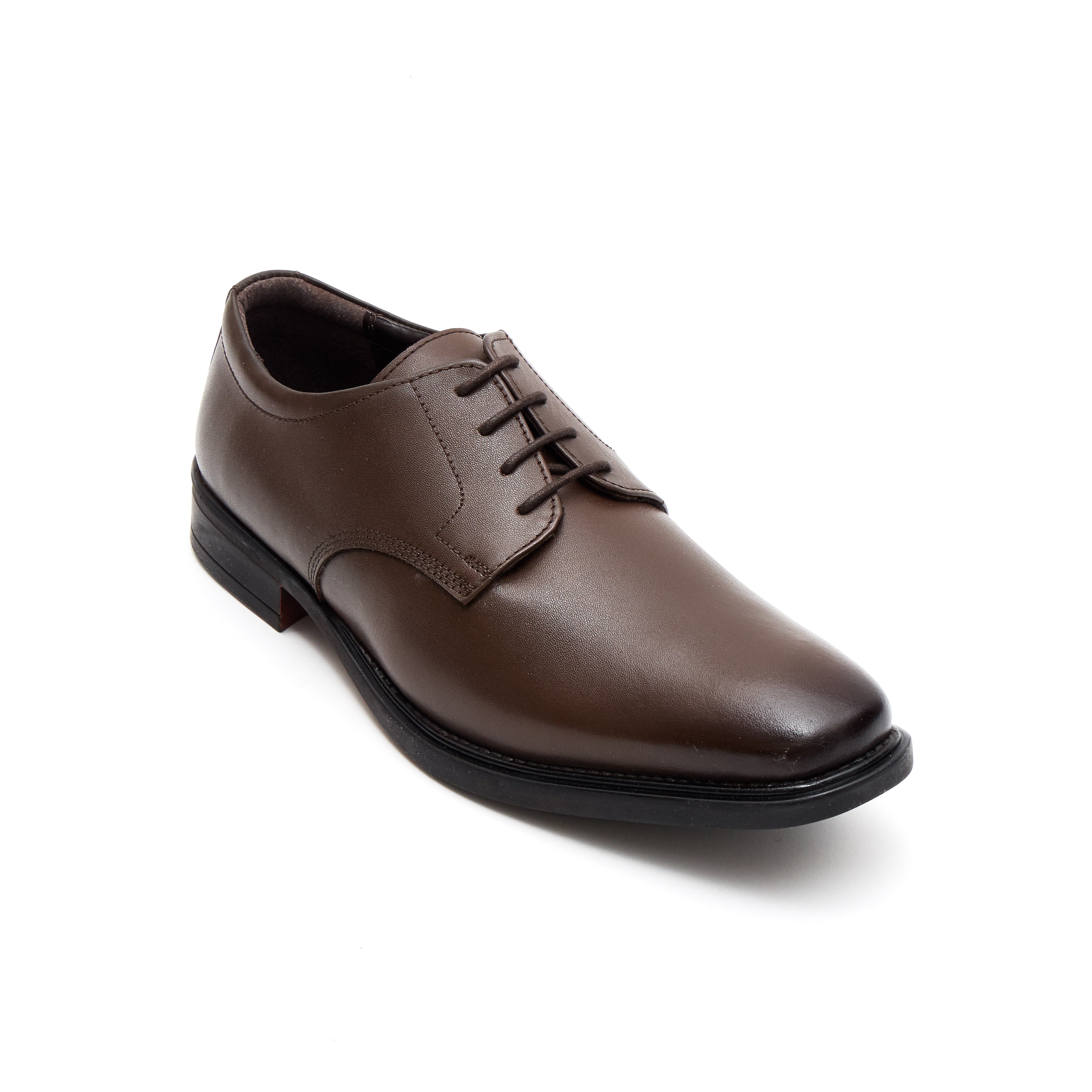 Mens Leather Formal Comfort Shoes-30866_Brown
