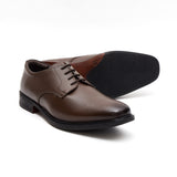 Mens Leather Formal Comfort Shoes-30866_Brown