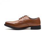 Mens Leather Formal Comfort Shoes-30866_Tan