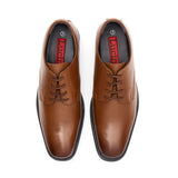 Mens Leather Formal Comfort Shoes-30866_Tan