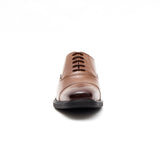 Mens Leather Formal Comfort Shoes-30977_Tan