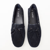 Mens Suede Casual Slip On Shoes - 4611-L_Navyblue