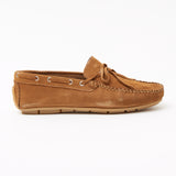 Mens Suede Casual Slip On Shoes - 4611-L_Tan