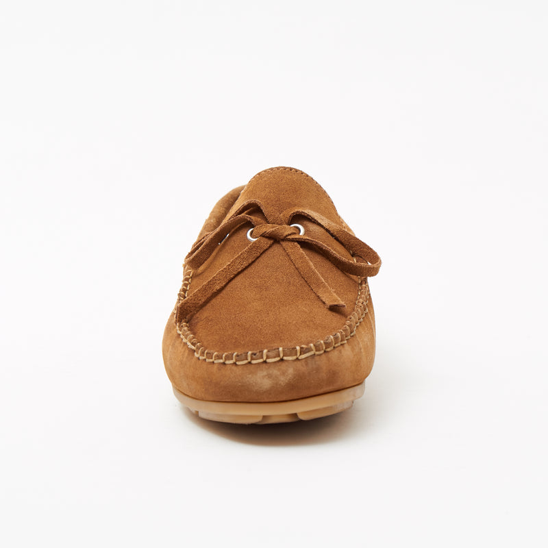 Mens Suede Casual Slip On Shoes - 4611-L_Tan