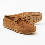Mens Suede Casual Slip On Shoes - 4611-L_Tan