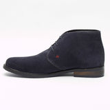 Mens Suede Desert Boots - SF-5151 Navy Blue