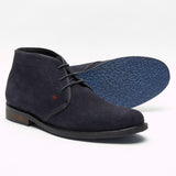 Mens Suede Desert Boots - SF-5151 Navy Blue