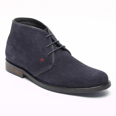 Mens Suede Desert Boots - SF-5151 Navy Blue