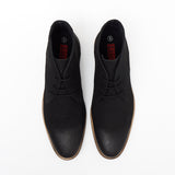 Mens Nubuck  Ankle Boots - 30371 Black