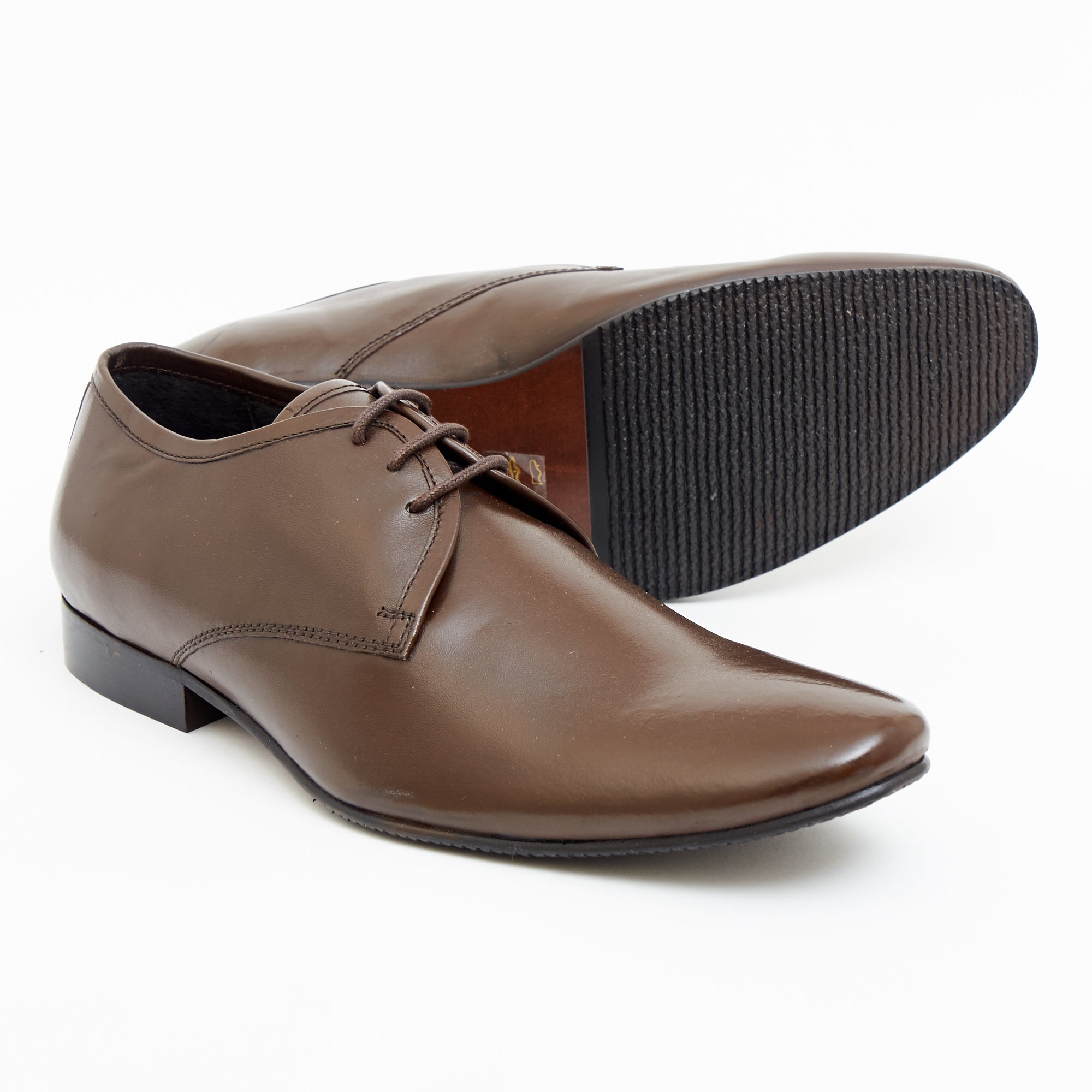 Mens Leather Formal Shoes- 50540_Brown