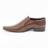 Mens Leather Casual Formal Shoes 50541_Brown