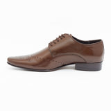 Mens Leather Formal Casual Shoes - 50543_Brown