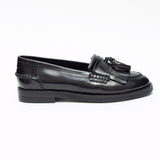 Ladies Flat Heel Loafer Shoes – R0830-1 Black