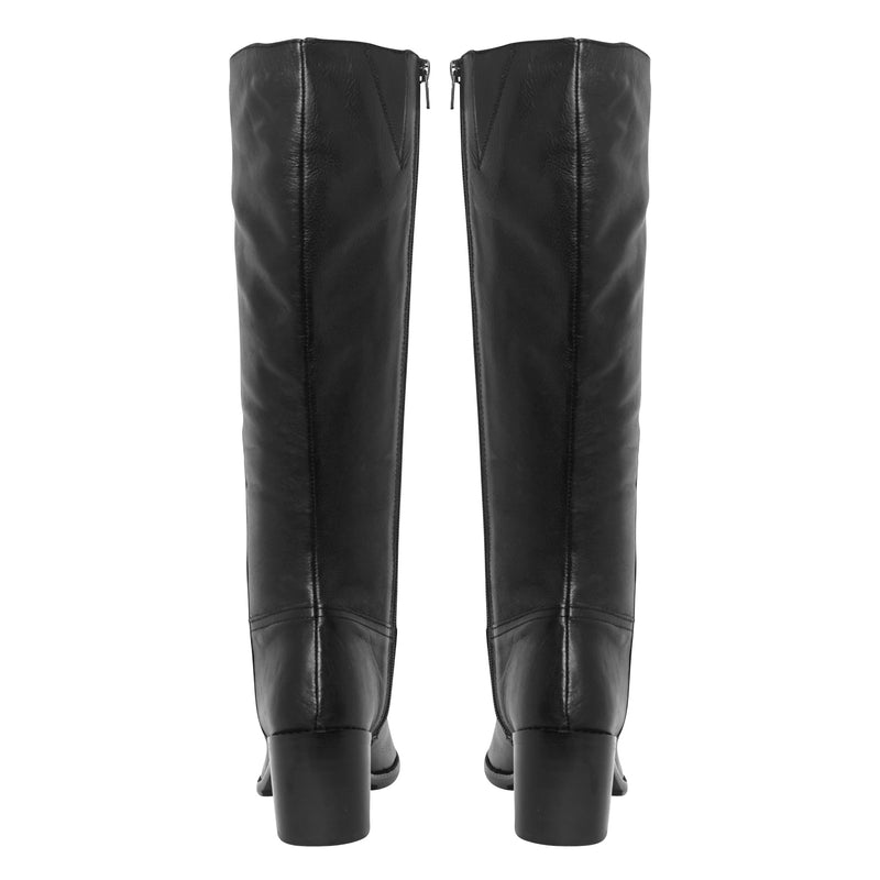 Ladies Long Boots - SF-184 Black