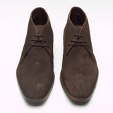 Mens Suede Ankle Boots - SF-251-Suede Brown