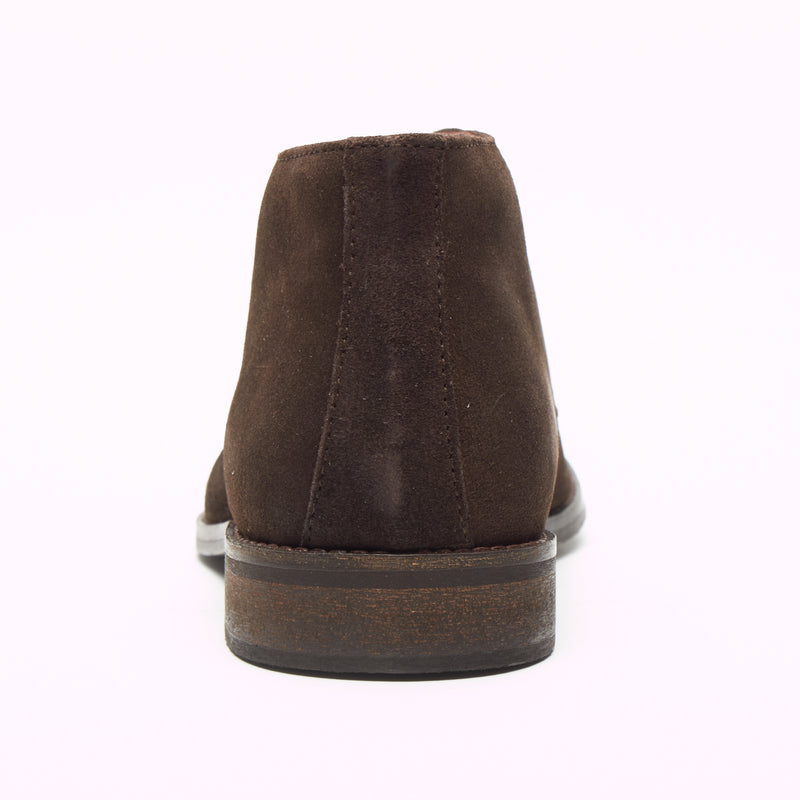 Mens Suede Ankle Boots - SF-251-Suede Brown