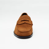 Mens Suede Casual Slip On Shoes - 17925_Tan Suede